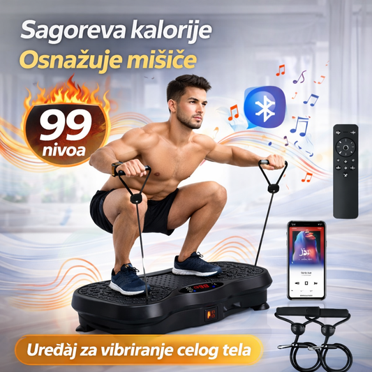 VIBRACIONA PLOČA ZA MRŠAVLJENJE I OBLIKOVANJE TELA